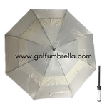 60" Solid Double Canopy Golf Umbrella