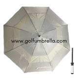 60" Solid Double Canopy Golf Umbrella (Bulk 25)