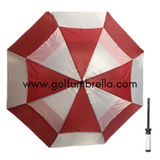 60" Two-Toned Double Canopy Golf Umbrella